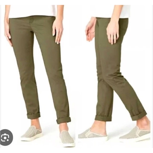 J. Jill Womens Olive Green
Live In Chino Pants Size 12 - Picture 1 of 8